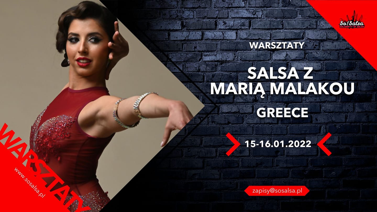 Maria Malakou (Greece) w So!Salsa - warsztaty salsy on2!